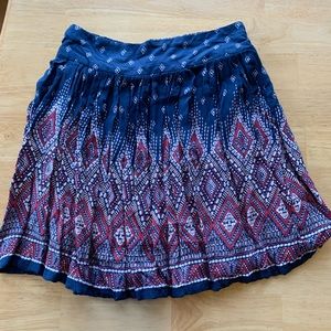 Multi-Colored mini skirt.